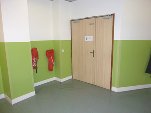 Protection murale : hall d'entrée ANDAMIA protection murale IME 3