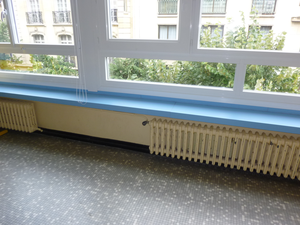 Protection murale : rebord de fenêtre avec pliage thermoformé ANDAMIA protection murale rebord fenetre pliage thermoformé